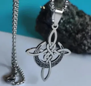 Colgante Acero Cruz Celta Vikinga