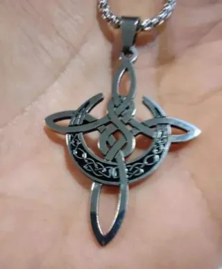 Colgante Acero Cruz Celta Vikinga