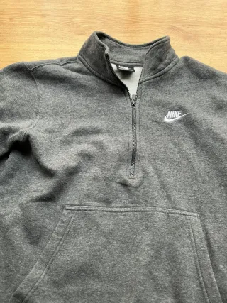 Sudadera Nike Media Cremallera Gris Talla L