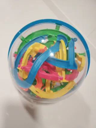 Bola Laberinto 3D Transparente