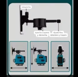 Nivel Láser 4D 16 Líneas Accesorios