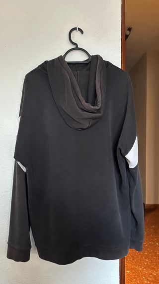 Sudadera Nike Air Media Cremallera Negra