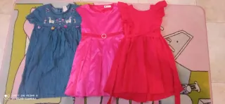 Pack 3 vestidos niña