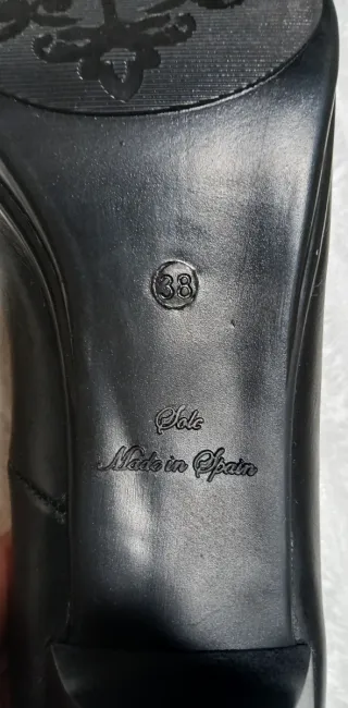 Zapatos de salón negros mujer