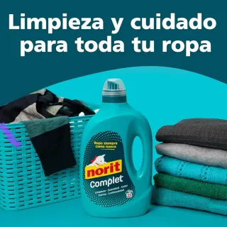 *Norit Complet Detergente Ropa 70 Lavados*