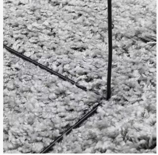 Alfombra Peluda Moderna 200x280 Cm