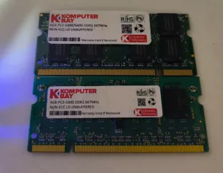 2x Komputer Bay 4GB DDR2 667MHz RAM