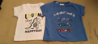 Lote 2 Camisetas Manga Corta Niño