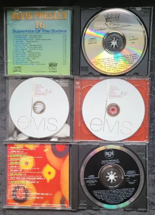 Lote 3 CDs Elvis Presley