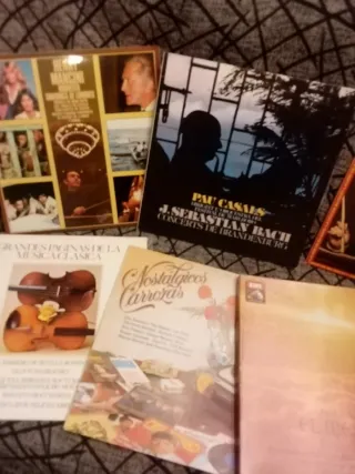 Discos Vinilos LP Clásica Pau Casals Henry Mancini