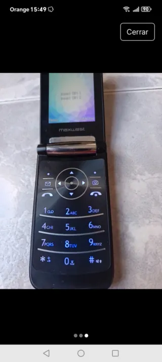 Móvil Maxwest 16GB Negro