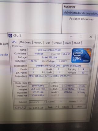 REGALO Acer Veriton X270 e8400 80gb sata 2gb HDMI