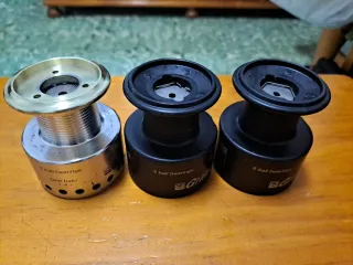 Lote 3 Bobinas Grauvell Nexium XL 70 y manivela