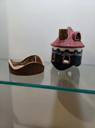 Casita Cerámica Quemador Incienso