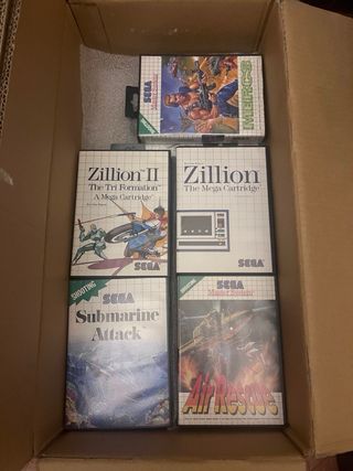 Lote colección Juegos Sega Master System