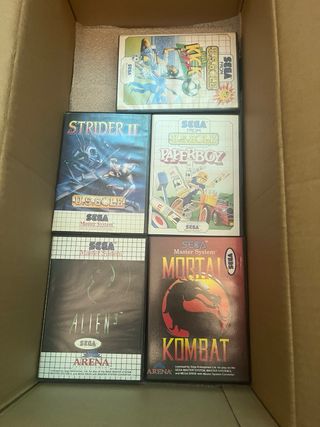 Lote colección Juegos Sega Master System