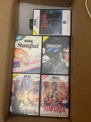 Lote colección Juegos Sega Master System