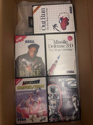 Lote colección Juegos Sega Master System