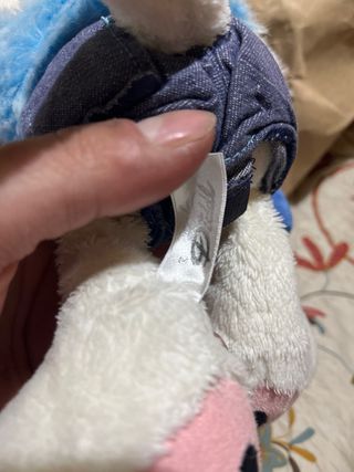 Pupazzo Diddl peluche bianco con vestiti invernali