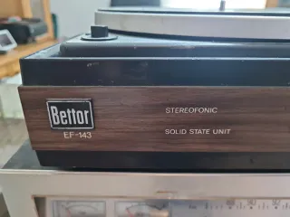 Plato y Amplificador Bettor EF-143 RA-580