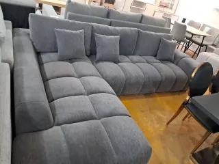 Sofá Chaislongue Gris