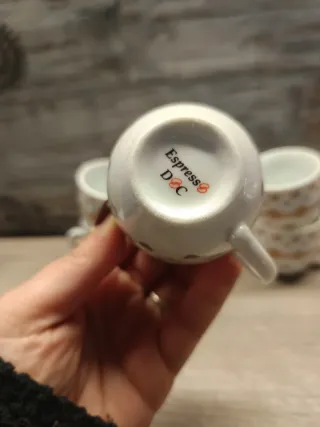 Set 6 tazzine caffè