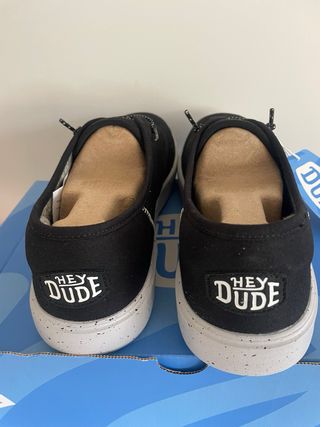 Zapatillas Hey Dude Hombre Negras Talla 44