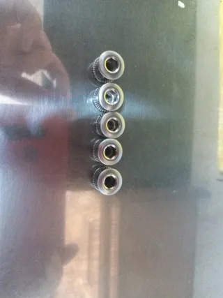 Tuercas Sugino BMX Cromadas