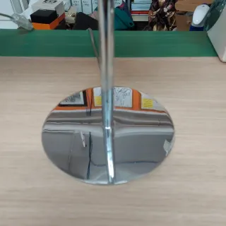 Coppia Lampade GEA Luce Agnese H.35cm Vetro Metall