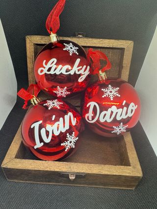 Bolas Navideñas Personalizadas