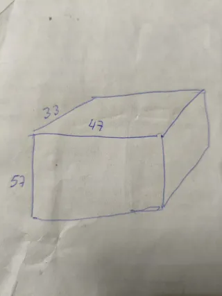 Mesita de noche madera y metal