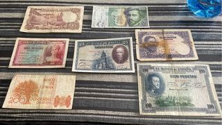 Billetes antiguos españoles Banco de España