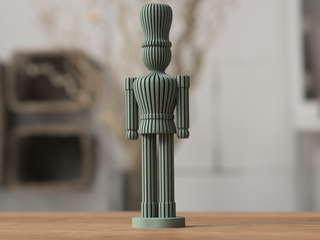 Cascanueces Navideño Minimalista