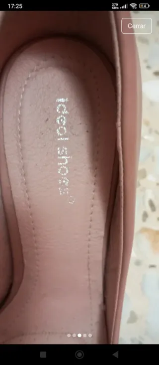 Zapatos de tacón rosa