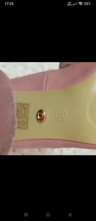 Zapatos de tacón rosa