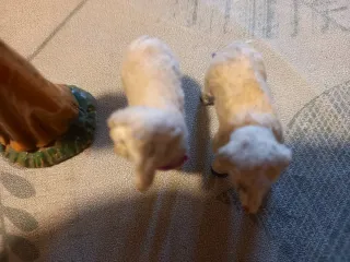 3 statuine Presepe vintage