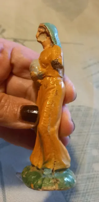 3 statuine Presepe vintage