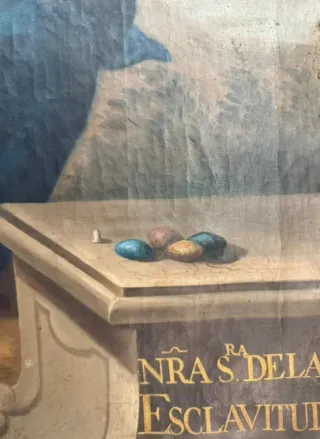 Cuadro óleo Virgen finales siglo XVIII