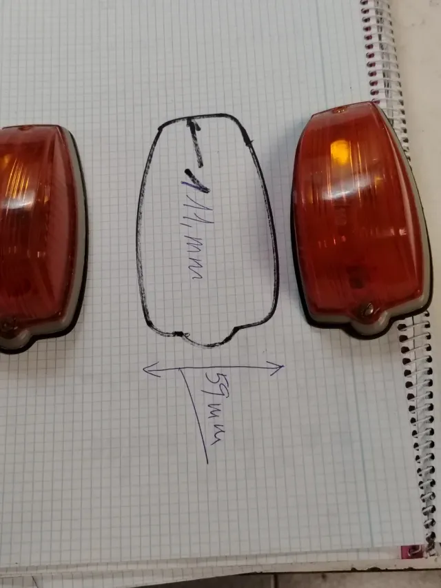 Pilotos intermitentes camión ámbar