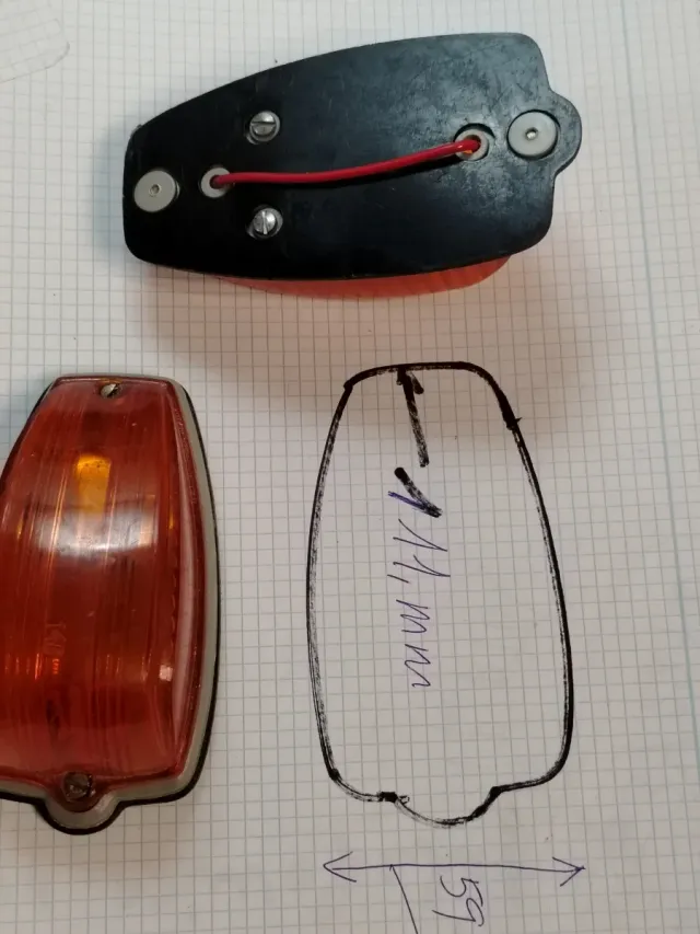 Pilotos intermitentes camión ámbar