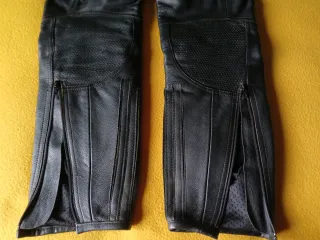 Pantalón moto cuero  mujer