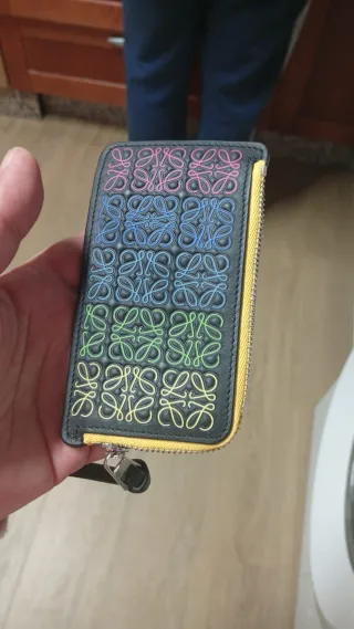 Tarjetero Loewe Negro Multicolor