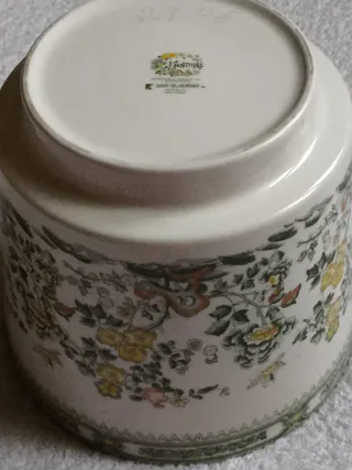 GRAN MACETERO "SAN CLAUDIO" PORCELANA FINA FLORES