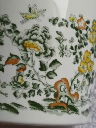 GRAN MACETERO "SAN CLAUDIO" PORCELANA FINA FLORES