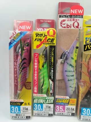 Lote señuelos Yozuri & Duel calamar