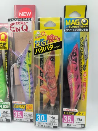 Lote señuelos Yozuri & Duel calamar