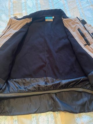 Anorak Beige y Negro