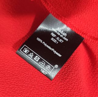 Ba&sh/ Eliet Blusa de crepe rojo sangre S