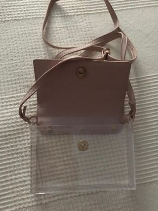 Cartera fiesta transparente