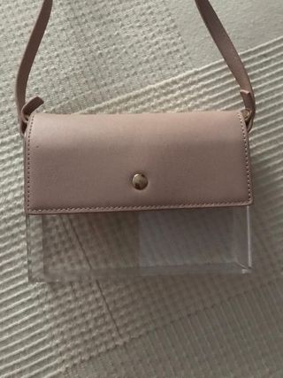 Cartera fiesta transparente